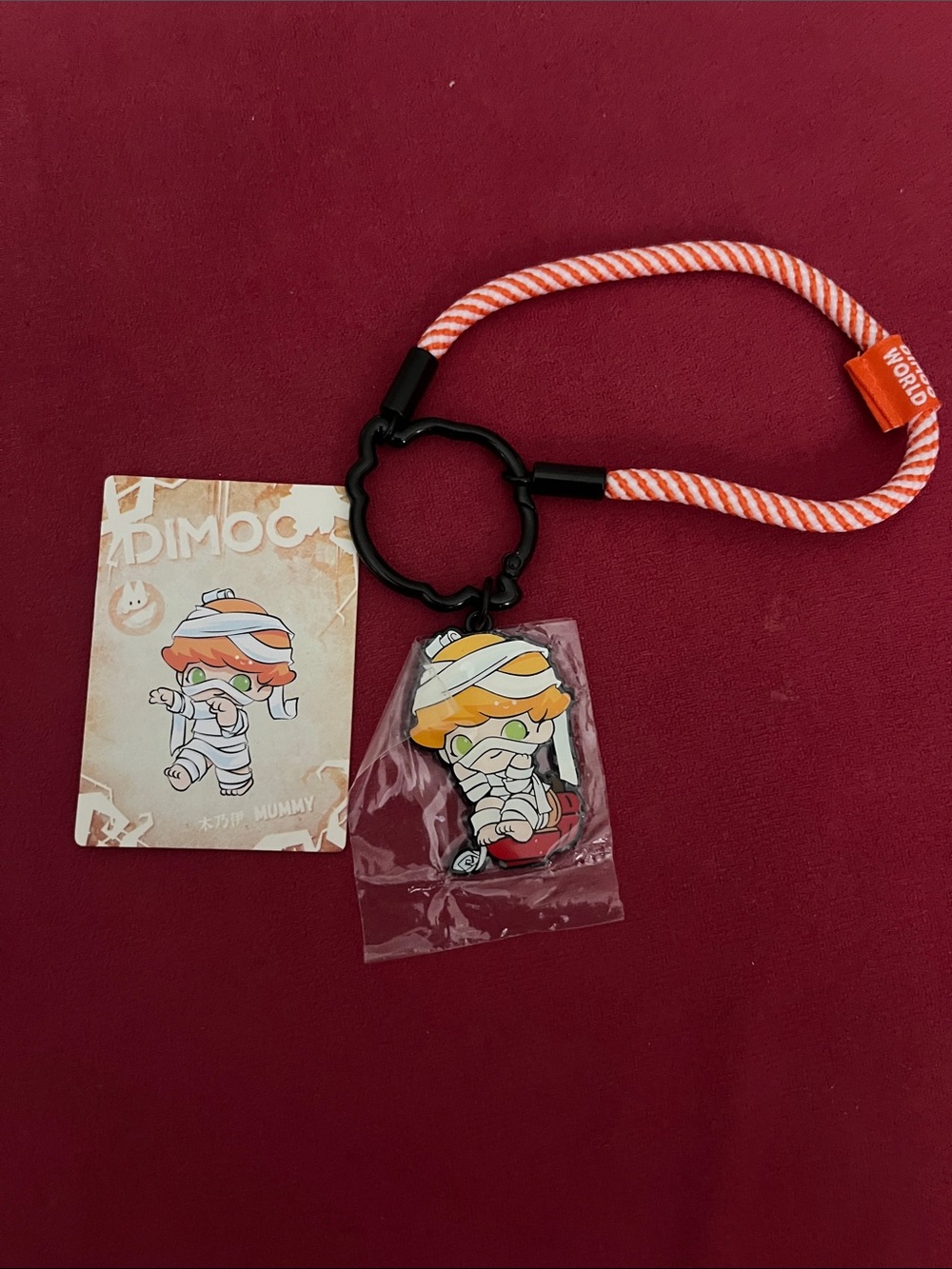 Dimoo keychain mummy Halloween